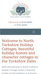 Mobile Screenshot of northyorkshireholidaycottages.co.uk